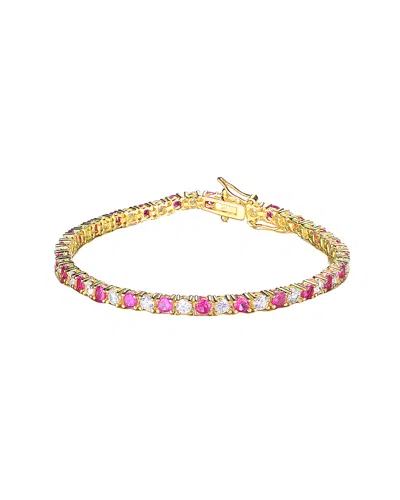 Genevive 18k Over Silver Bracelet