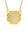 Genevive 18k Over Silver Necklace