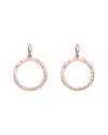 Genevive 18k Rose Gold Vermeil Earrings