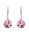 Genevive 18k Rose Gold Vermeil Earrings