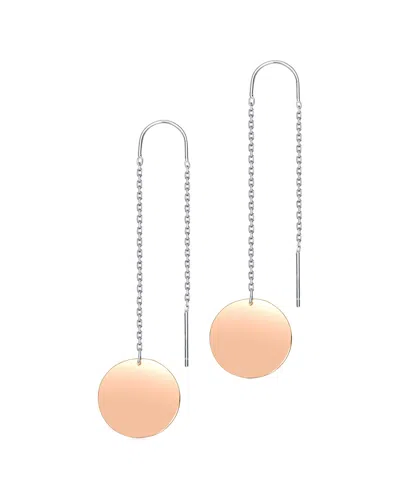 Genevive 18k Rose Gold Vermeil Earrings