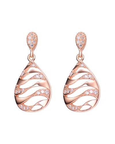 Genevive 18k Rose Gold Vermeil Earrings