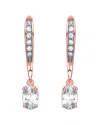 Genevive 18k Rose Gold Vermeil Earrings
