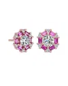 Genevive 18k Rose Gold Vermeil Earrings