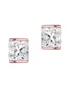 Genevive 18k Rose Gold Vermeil Earrings