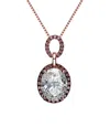 Genevive 18k Rose Gold Vermeil Necklace