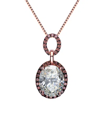 Genevive 18k Rose Gold Vermeil Necklace