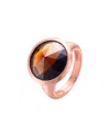 Genevive 18k Rose Gold Vermeil Ring