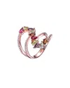 Genevive 18k Rose Gold Vermeil Ring