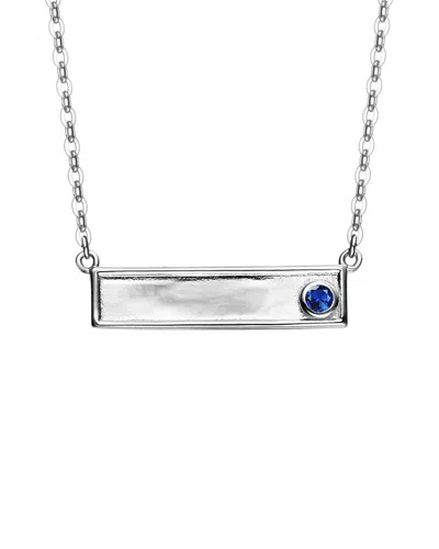 GENEVIVE GENEVIVE BAR NECKLACE