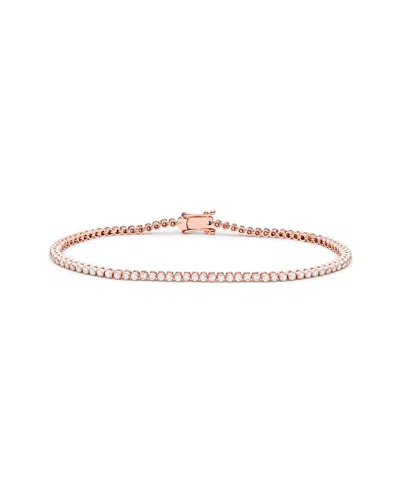 Genevive Brilliance Cz Tennis Bezel Bracelet