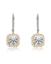 Genevive Cz Drop Earrings