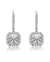Genevive Cz Drop Earrings