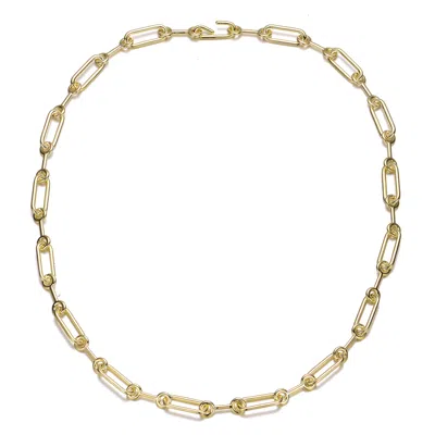 Genevive Jewelry Women's Gold Plated Chain Necklace