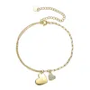 Genevive Jewelry Women's Gold / White Sterling Silver Gold Plated With Clear Cubic Zirconia Adjustable Bracelet In Multi