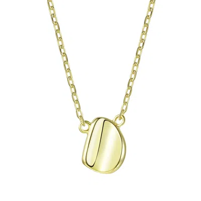 Genevive Jewelry Women's Rachel Glauber Gold Plated Assymetrical Necklace