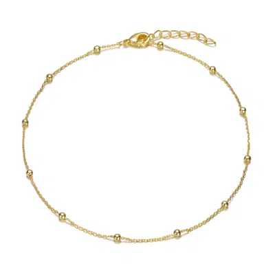 Genevive Jewelry Women's Rachel Glauber Gold Plated Beaded Necklace