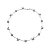 Genevive Jewelry Women's Sterling Silver Butterfly Flower Necklace In Silver