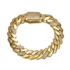 Genevive Jewelry Women's Yellow Gold Plated Cubic Zirconia Miami Cuban Curb Link Bracelet In Gold