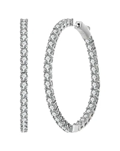 Genevive Large Hoops In Metallic