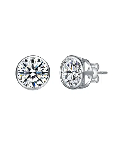 GENEVIVE GENEVIVE SILVER STUD EARRINGS