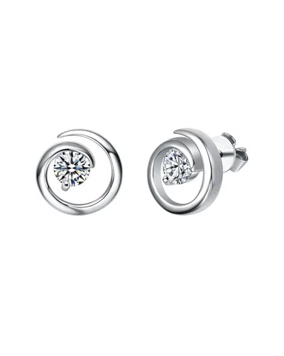 GENEVIVE GENEVIVE SILVER STUD EARRINGS