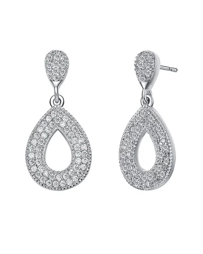Genevive Rachel Glauber Earrings In Silver