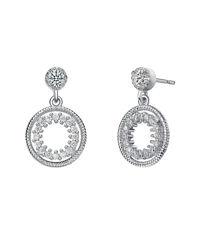Genevive Rachel Glauber Earrings In Silver