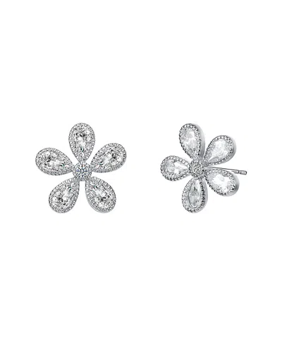 Genevive Rachel Glauber Earrings In Silver