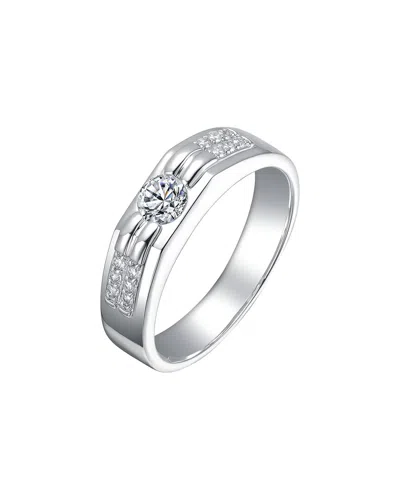Genevive Rachel Glauber Plated Cz Ring In Multi