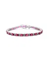 Genevive Silver Cz Bracelet
