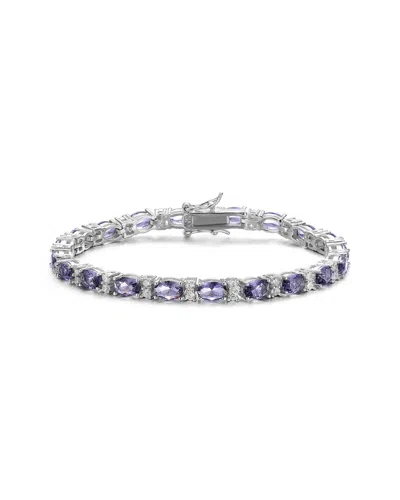 GENEVIVE GENEVIVE SILVER CZ BRACELET