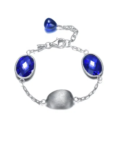 Genevive Silver Cz Bracelet