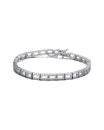 Genevive Silver Cz Bracelet