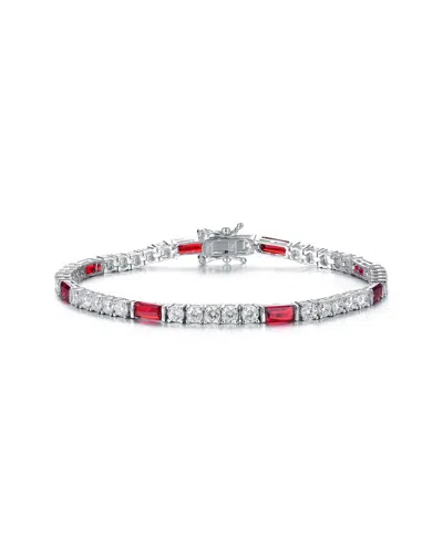 Genevive Silver Cz Bracelet