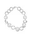 Genevive Silver Cz Bracelet