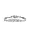 Genevive Silver Cz Bracelet