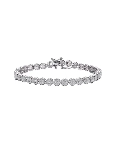 Genevive Silver Cz Bracelet