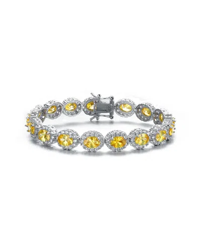 Genevive Silver Cz Bracelet