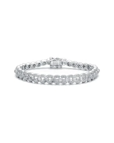 Genevive Silver Cz Bracelet