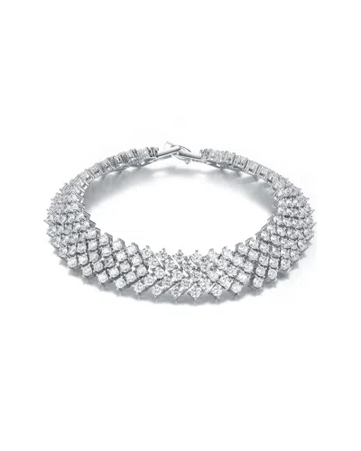 Genevive Silver Cz Bracelet