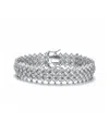 Genevive Silver Cz Bracelet