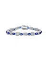 Genevive Silver Cz Bracelet