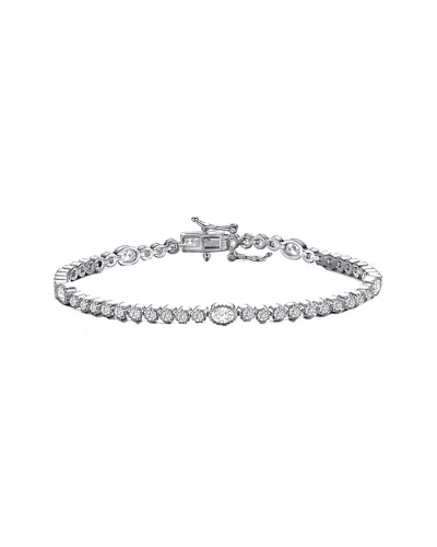 Genevive Silver Cz Bracelet
