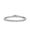 Genevive Silver Cz Bracelet