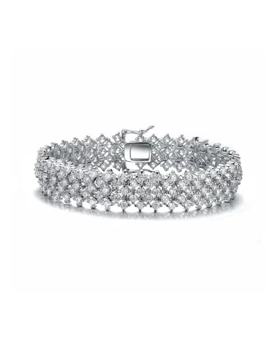 Genevive Silver Cz Bracelet