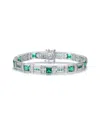 Genevive Silver Cz Bracelet