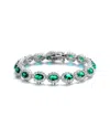 Genevive Silver Cz Bracelet