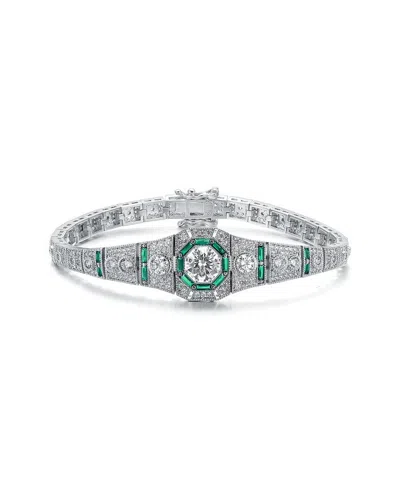 GENEVIVE GENEVIVE SILVER CZ BRACELET NO COLOR NO COLOR