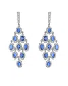 Genevive Silver Cz Drop Earrings